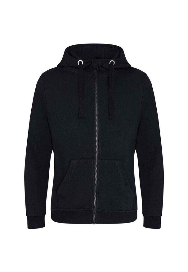 AWDIS - Bluza Z Kapturem Dla Dorosłych Unisex Just Hoods Graduate Heavyweight. Typ kołnierza: kaptur. Kolor: czarny