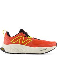 Buty męskie New Balance Fresh Foam X Hierro v8 MTHIERR8 – pomarańczowe. Kolor: pomarańczowy. Materiał: materiał, syntetyk, guma. Szerokość cholewki: normalna. Sport: fitness, bieganie #1