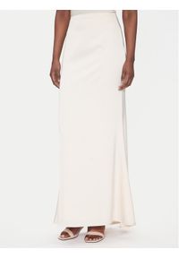 ACCESS FASHION Spódnica maxi 53-6023-147 Beżowy Regular Fit. Kolor: beżowy. Materiał: syntetyk