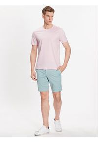BOSS - Boss T-Shirt 50468395 Różowy Slim Fit. Kolor: różowy. Materiał: bawełna #5