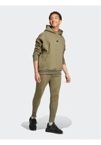 Adidas - adidas Spodnie dresowe Z.N.E. Premium IN5103 Zielony Regular Fit. Kolor: zielony. Materiał: bawełna, dresówka #5