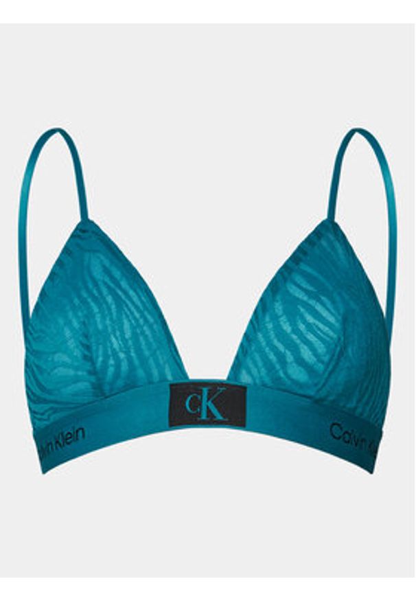 Calvin Klein Underwear Biustonosz braletka 000QF7377E Zielony. Kolor: zielony. Materiał: syntetyk