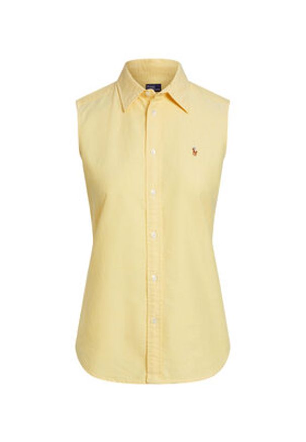 Polo Ralph Lauren Koszula 211968896004 Żółty Classic Fit. Typ kołnierza: polo. Kolor: żółty. Materiał: bawełna