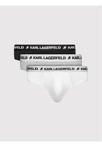Karl Lagerfeld - KARL LAGERFELD Komplet 3 par slipów Logo 211M2103 Kolorowy. Materiał: bawełna. Wzór: kolorowy #1