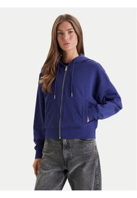Calvin Klein Jeans Bluza Monogram LV047F208G Fioletowy Relaxed Fit. Kolor: fioletowy. Materiał: bawełna #1