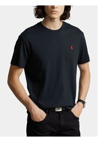 Polo Ralph Lauren T-Shirt Bsr 710680785 Czarny Custom Slim Fit. Typ kołnierza: polo. Kolor: czarny. Materiał: bawełna #6