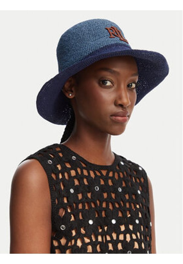 Lauren Ralph Lauren - LAUREN RALPH LAUREN Kapelusz 454P14399001 Granatowy. Kolor: niebieski