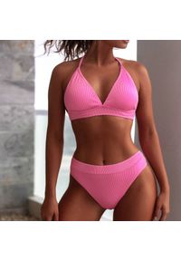 Intica - Dwuczęściowy strój kąpielowy z regulowanymi ramiączkami Natalia. Kolor: zielony. Materiał: tkanina, materiał #7