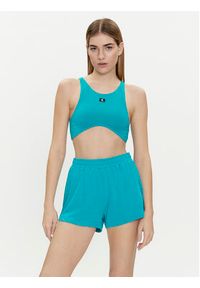 Calvin Klein Swimwear Góra od bikini KW0KW02442 Niebieski. Kolor: niebieski. Materiał: syntetyk