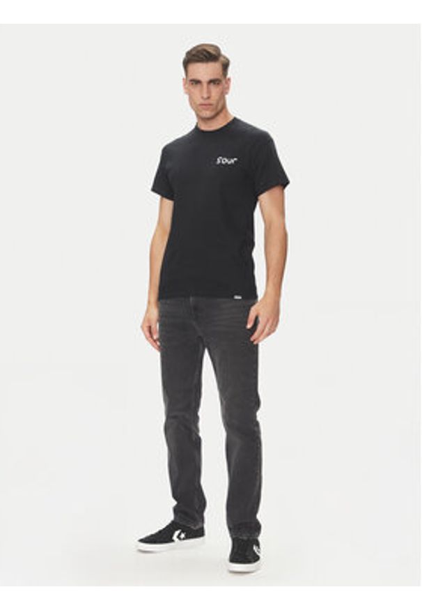 Etnies T-Shirt Sour Solution 4130003784 Czarny Regular Fit. Kolor: czarny. Materiał: bawełna