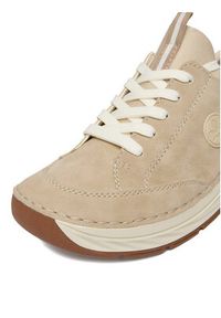Rieker Sneakersy 44562-62 Beżowy. Kolor: beżowy. Materiał: materiał #2