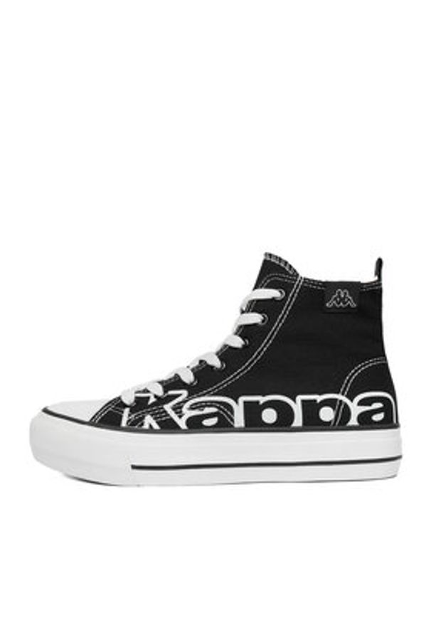 Kappa Trampki YL201408 Czarny. Kolor: czarny. Materiał: materiał