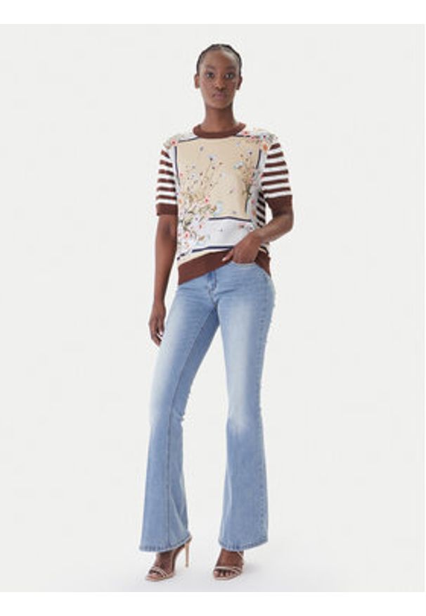 Liu Jo Jeansy UA6015 D0318 Niebieski Flare Fit. Kolor: niebieski