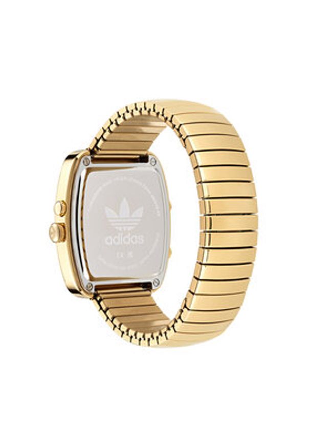 Adidas - adidas Zegarek Retro Wave Three Chronograph AOSY25014 Złoty. Kolor: złoty. Styl: retro