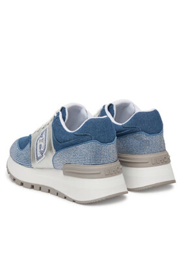 Liu Jo Sneakersy Amazing 33 BA5051 PX663 Niebieski. Kolor: niebieski. Materiał: materiał