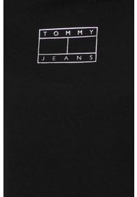 Tommy Jeans T-shirt bawełniany DW0DW12892.PPYY kolor czarny. Okazja: na co dzień. Kolor: czarny. Materiał: bawełna. Wzór: nadruk. Styl: casual #4