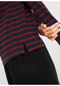 bonprix - Bluzka z długim rękawem i dekoltem w łódkę (2 szt.). Kolor: czarny. Długość rękawa: długi rękaw. Długość: długie #3