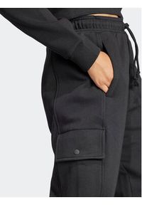 Adidas - adidas Spodnie dresowe ALL SZN Fleece Cargo IW1215 Czarny Loose Fit. Kolor: czarny. Materiał: bawełna #6