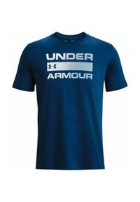 Koszulka sportowa męska Under Armour 1329582426. Kolor: niebieski. Długość rękawa: krótki rękaw. Długość: krótkie