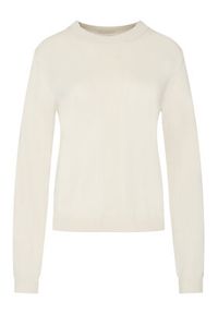 Patrizia Pepe Sweter 2K0363/KM36-W405 Écru Regular Fit. Kolor: kremowy. Materiał: wełna #8