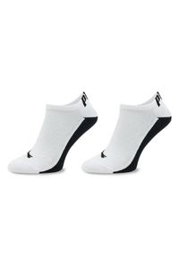Puma Zestaw 2 par niskich skarpet męskich Men Back Logo Sneaker 2P 938011 Biały. Kolor: biały. Materiał: materiał, bawełna