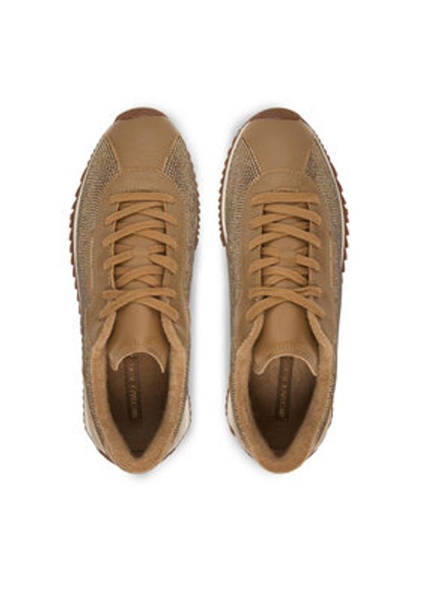 MICHAEL Michael Kors Sneakersy 43F5RHFS2L Beżowy. Kolor: beżowy. Materiał: skóra