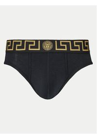 VERSACE - Versace Komplet 2 par slipów AU10180 1A10011 Czarny. Kolor: czarny. Materiał: bawełna