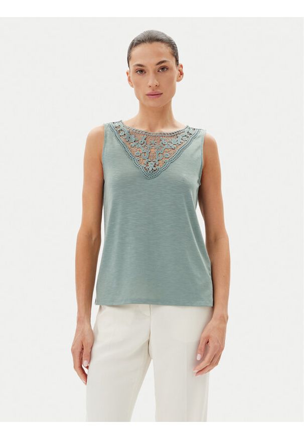 JDY Top Dodo 15296246 Zielony Regular Fit. Kolor: zielony. Materiał: syntetyk