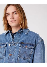 Wrangler - WRANGLER ANTI FIT JACKET MĘSKA KURTKA JEANSOWA AUTHENTIC MID W45979142 112324519. Materiał: jeans #4
