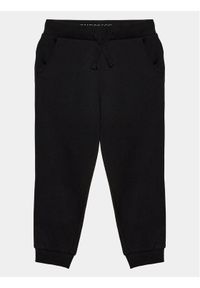 Guess Spodnie dresowe N93Q17 KAUG0 Czarny Regular Fit. Kolor: czarny. Materiał: bawełna