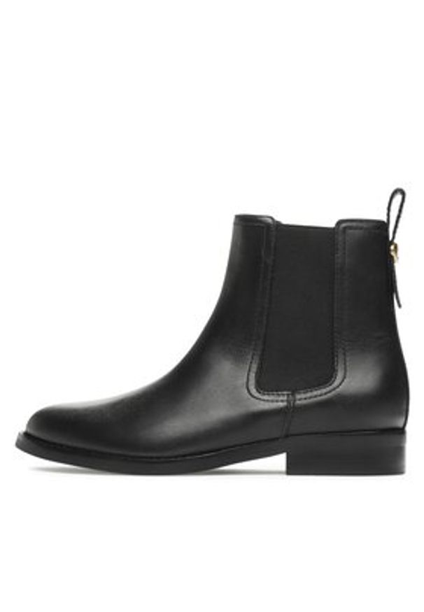 Coach Sztyblety Maeve Lth Bootie CN143 Czarny. Kolor: czarny. Materiał: skóra