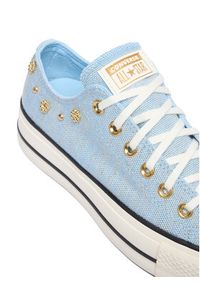 Converse Trampki Chuck Taylor All Star Heathered Glam A17596C Niebieski. Kolor: niebieski. Materiał: materiał #5
