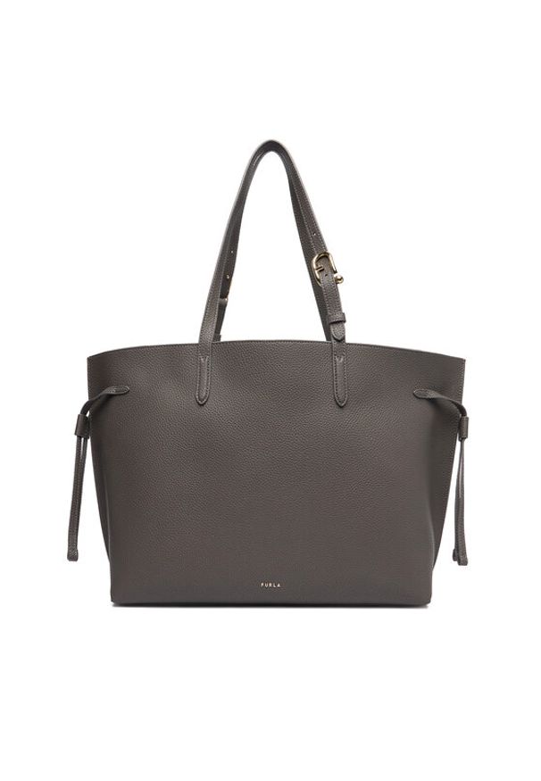 Furla Torebka Ava L WB02059 BX4329 CN 4618S Szary. Kolor: szary. Materiał: skórzane