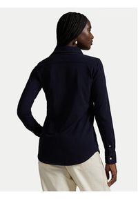 Polo Ralph Lauren Koszula 211924258012 Granatowy Slim Fit. Typ kołnierza: polo. Kolor: niebieski. Materiał: bawełna