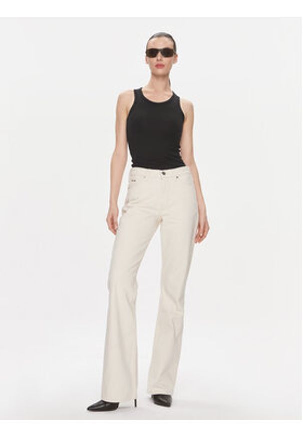 Calvin Klein Top Modal Rib Tank Top K20K206406 Czarny Slim Fit. Kolor: czarny