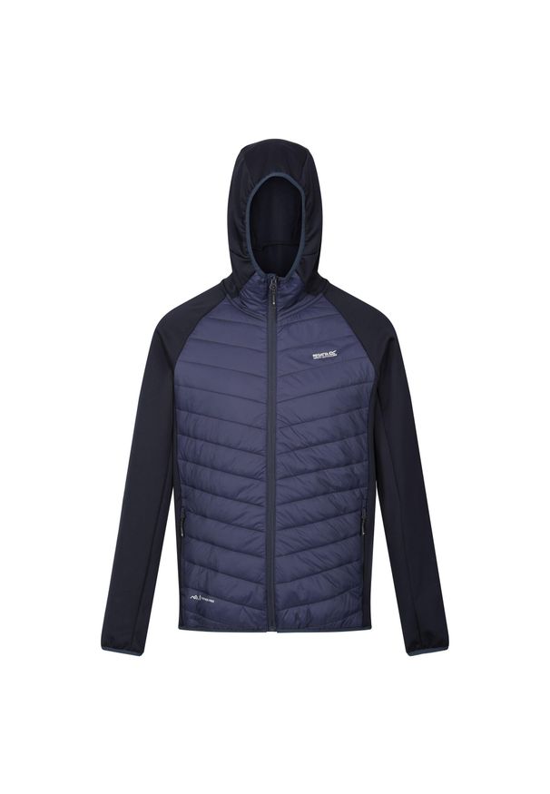 Regatta - Męska Kurtka Hybrydowa Andreson VIII. Kolor: niebieski. Materiał: puch. Sport: turystyka piesza