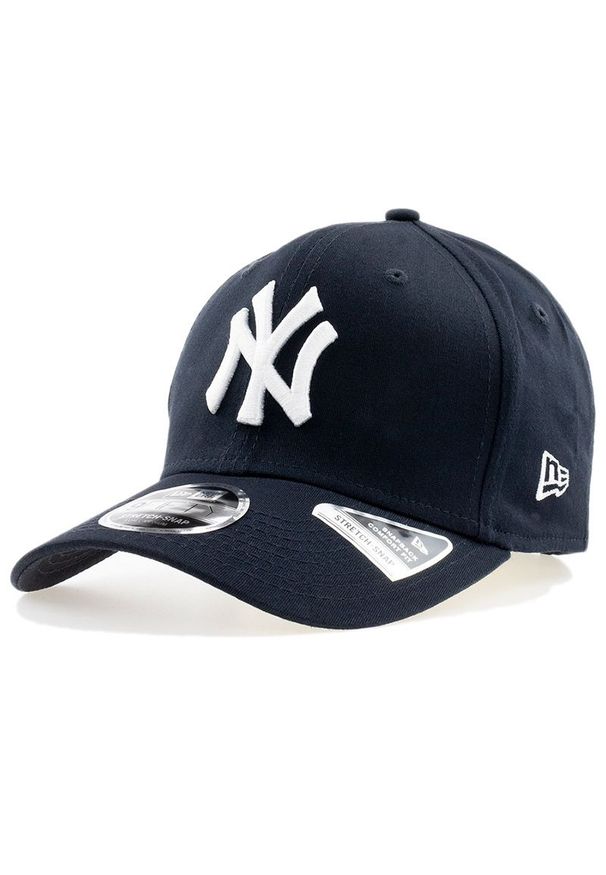 Czapka New Era 9Fifty Stretch Snap NYY 12134666 - granatowa. Kolor: niebieski. Materiał: bawełna, elastan. Styl: klasyczny, casual