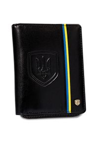 Portfel skórzany Peterson [DH] PTN 340-P-UP UA brązowy. Kolor: brązowy. Materiał: skóra