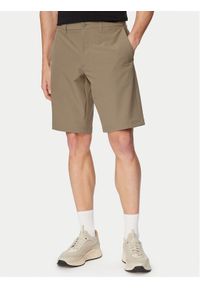 BOSS Szorty materiałowe S Commuter 10.5 Inch 50540337 Zielony jasny Slim Fit. Kolor: zielony. Materiał: syntetyk #1