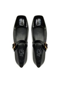 AGL Półbuty Angie L Bebe D557004PCPLUME0000 Czarny. Kolor: czarny. Materiał: lakier, skóra #5