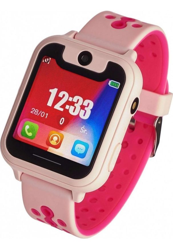 Smartwatch Garett Electronics Kids Nice Różowy (5903246281989). Rodzaj zegarka: smartwatch. Kolor: różowy