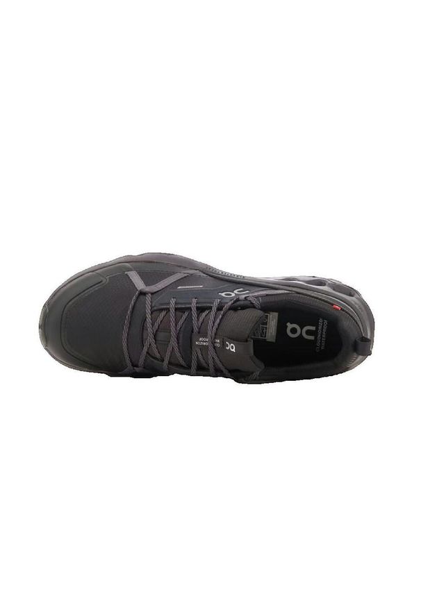 Buty do biegania Dorosły On Running Cloudhorizon Waterproof czarny. Kolor: czarny. Materiał: syntetyk, tkanina, materiał. Sport: bieganie