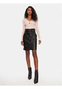 Morgan Sweter 201-MBANBI.N Różowy Slim Fit. Kolor: różowy. Materiał: wiskoza #2