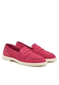 TOMMY HILFIGER - Tommy Hilfiger Loafersy FW0FW08679 Różowy. Kolor: różowy. Materiał: skóra, nubuk