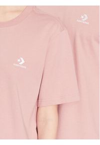 Converse T-Shirt Unisex Go-To Embroidered Star Chevron 10023876-A13 Różowy Regular Fit. Kolor: różowy. Materiał: bawełna #5