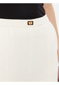 Elisabetta Franchi Spodnie materiałowe PA-076-51E2-V280 Biały Regular Fit. Kolor: biały. Materiał: syntetyk #2