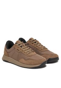 BOSS Sneakersy Titanium 50552895 Beżowy. Kolor: beżowy. Materiał: materiał #5