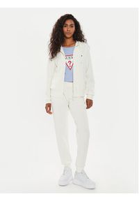 Guess Bluza V4YQ06 KCAY2 Écru Regular Fit. Materiał: syntetyk