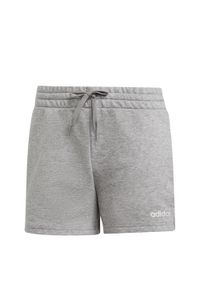 Adidas - Spodenki adidas Essentials Solid W DU0675. Kolor: szary