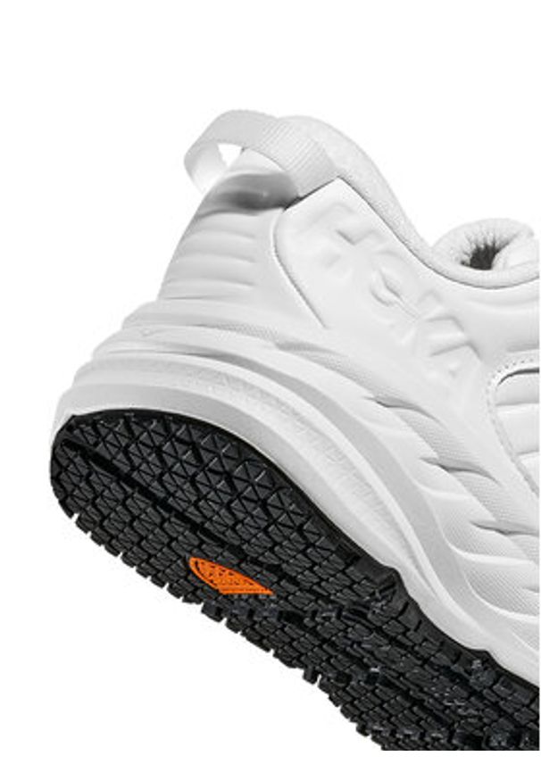 HOKA - Hoka Buty do biegania Bondi Sr 1110521 Szary. Kolor: szary. Materiał: skóra